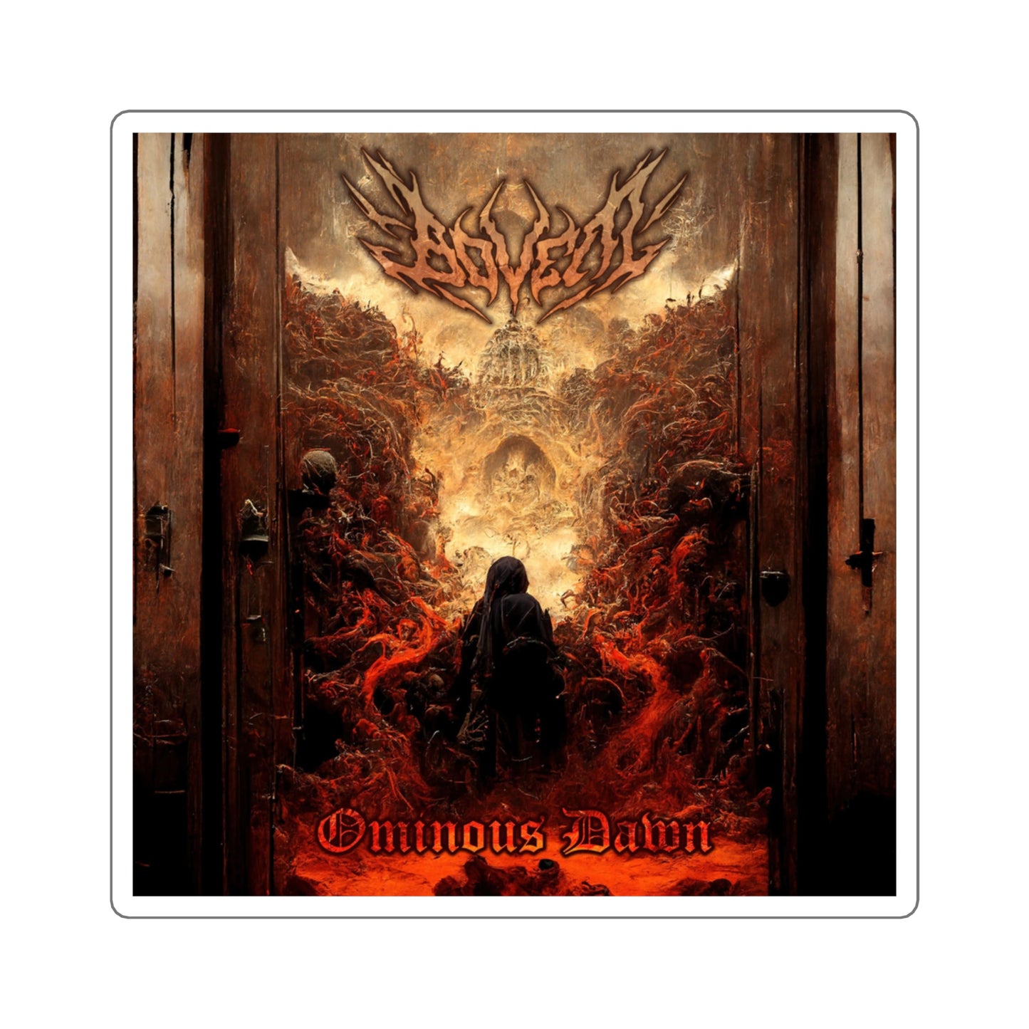 Bovem - Ominous Dawn - Square Stickers