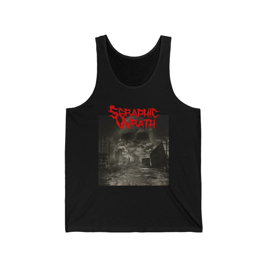 Seraphic Wrath Unisex Jersey Tank - Statement Tee for Music Lovers