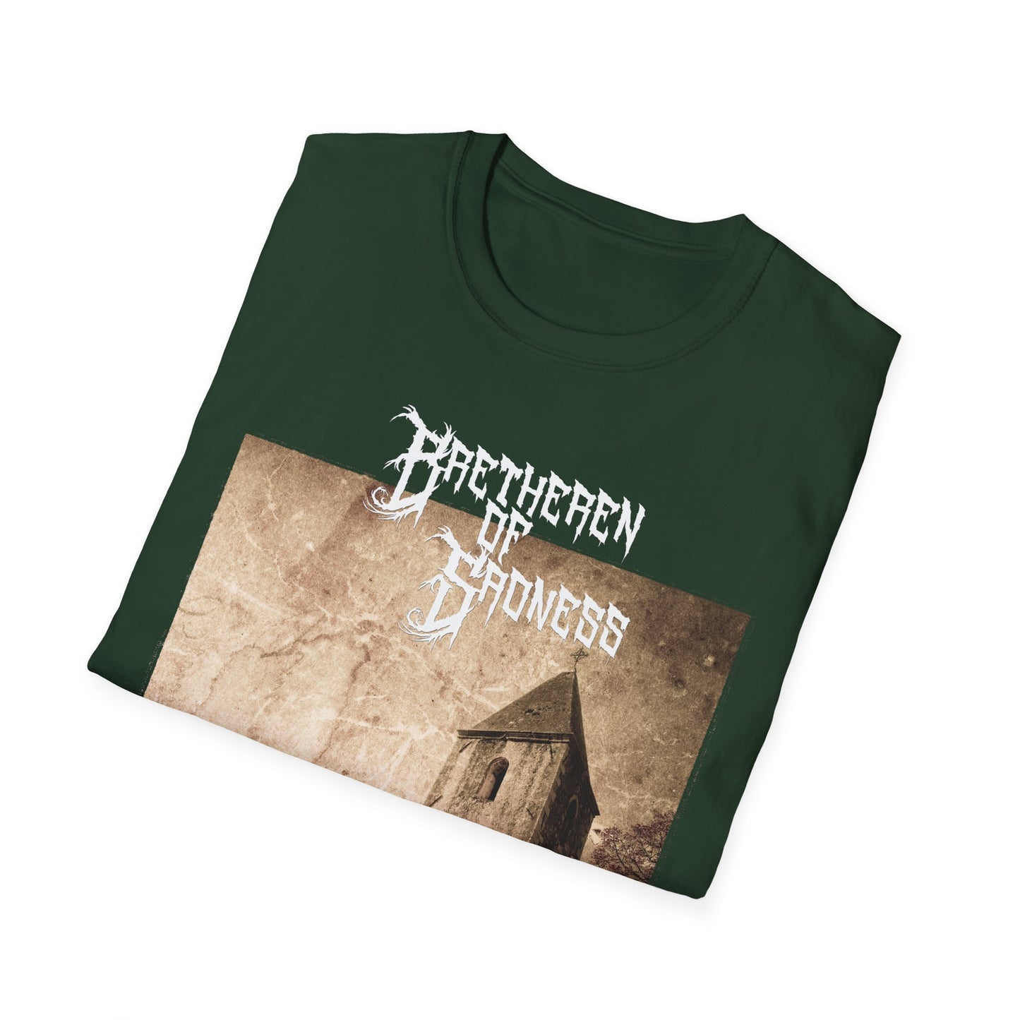 Vintage-Inspired Unisex Softstyle T-Shirt - 'Darkness' Design for Art Lovers