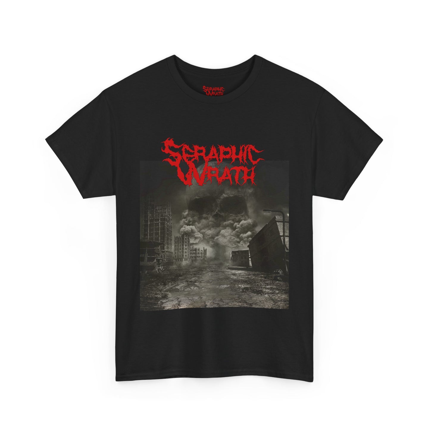 Seraphic Wrath Unisex Heavy Cotton Tee | Edgy Streetwear Apparel