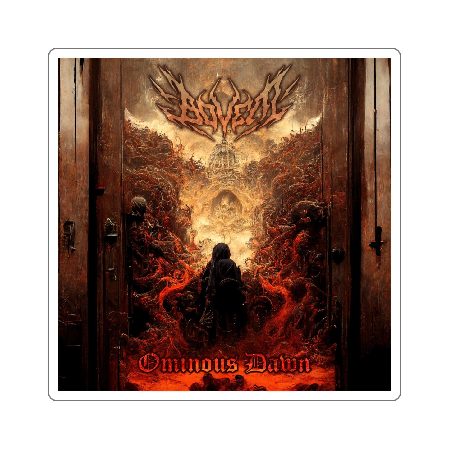 Bovem - Ominous Dawn - Square Stickers