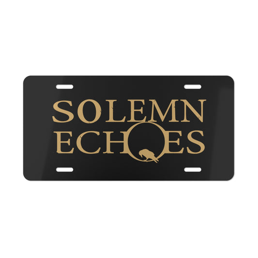 Solemn Echoes - Vanity Plate