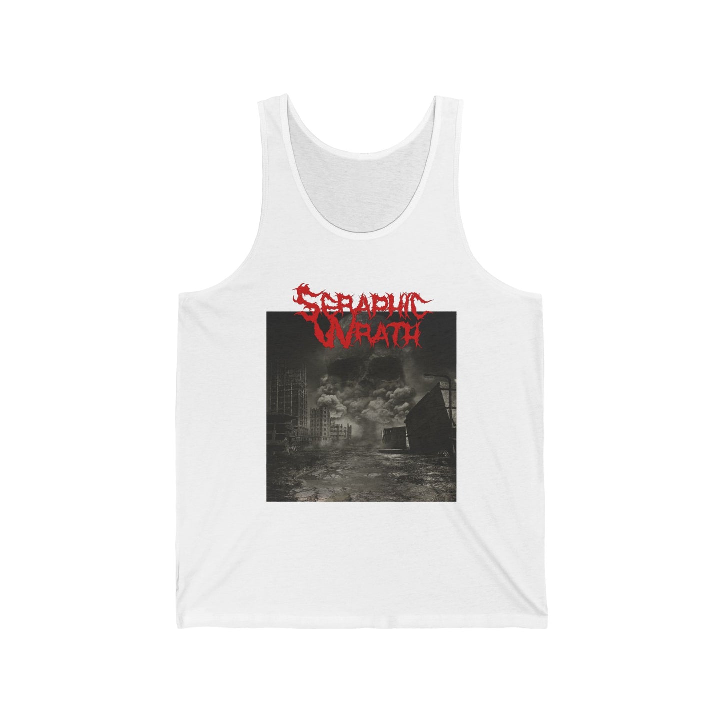 Seraphic Wrath Unisex Jersey Tank - Statement Tee for Music Lovers