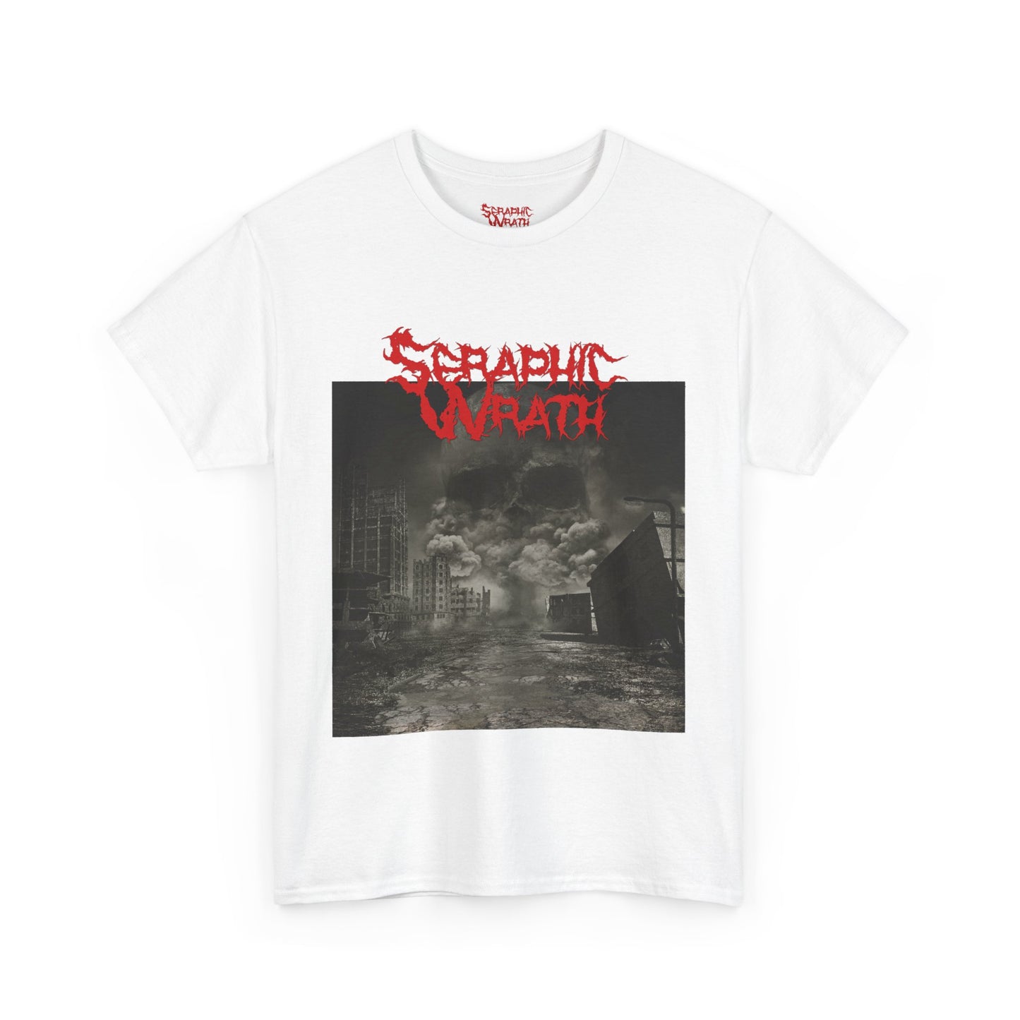 Seraphic Wrath Unisex Heavy Cotton Tee | Edgy Streetwear Apparel