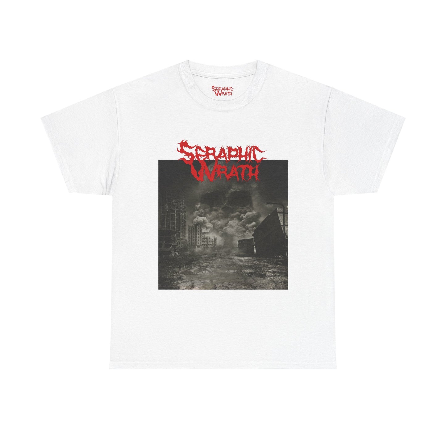 Seraphic Wrath Unisex Heavy Cotton Tee | Edgy Streetwear Apparel
