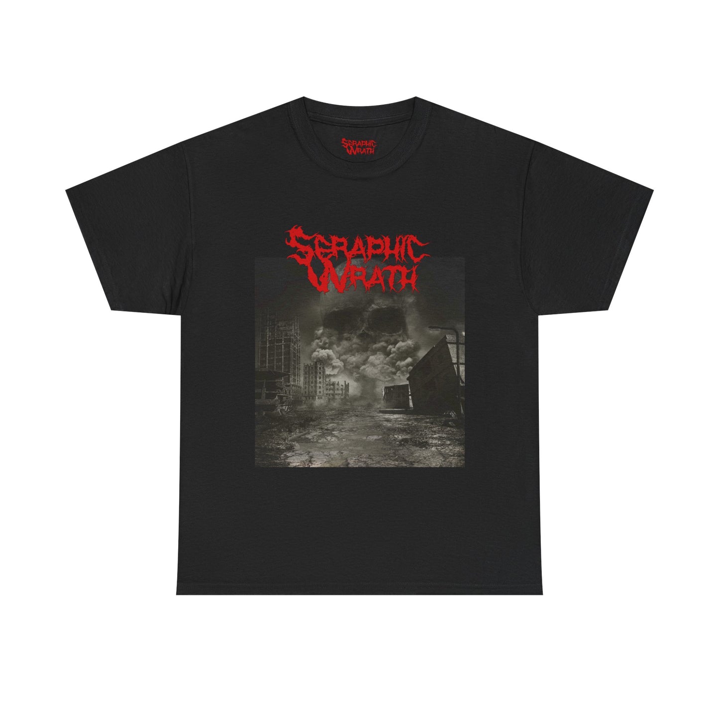 Seraphic Wrath Unisex Heavy Cotton Tee | Edgy Streetwear Apparel