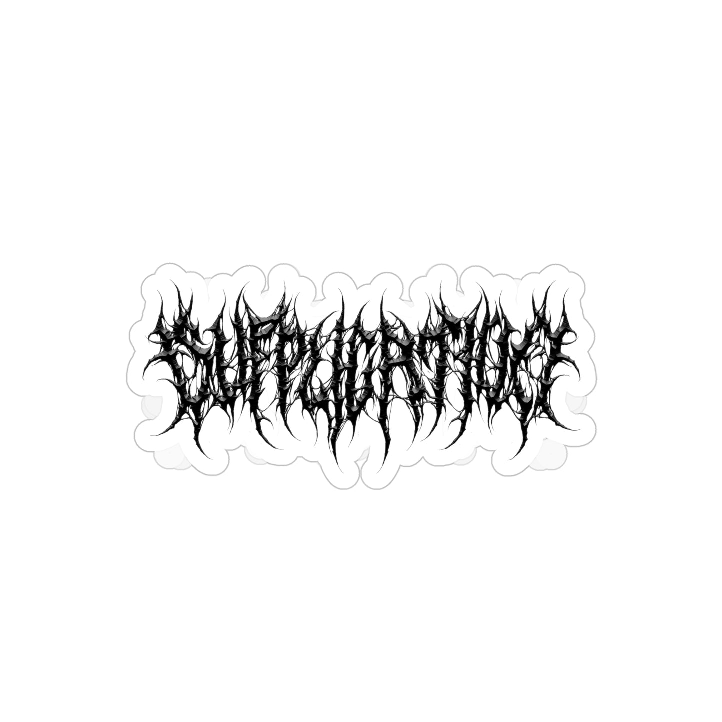 Supplication - Transparent Outdoor Stickers, Die-Cut, 1pcs