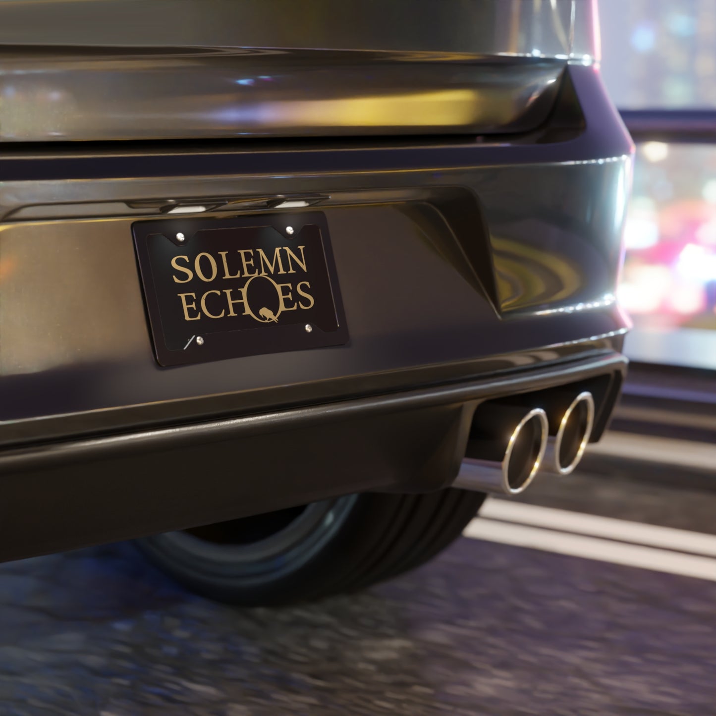 Solemn Echoes - Vanity Plate