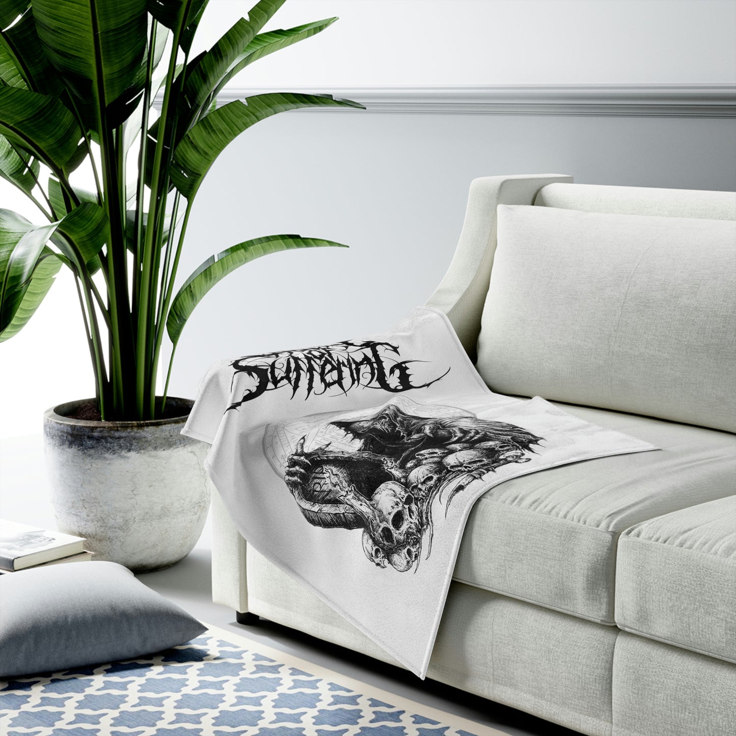 Chalice of Suffering - Velveteen Plush Blanket