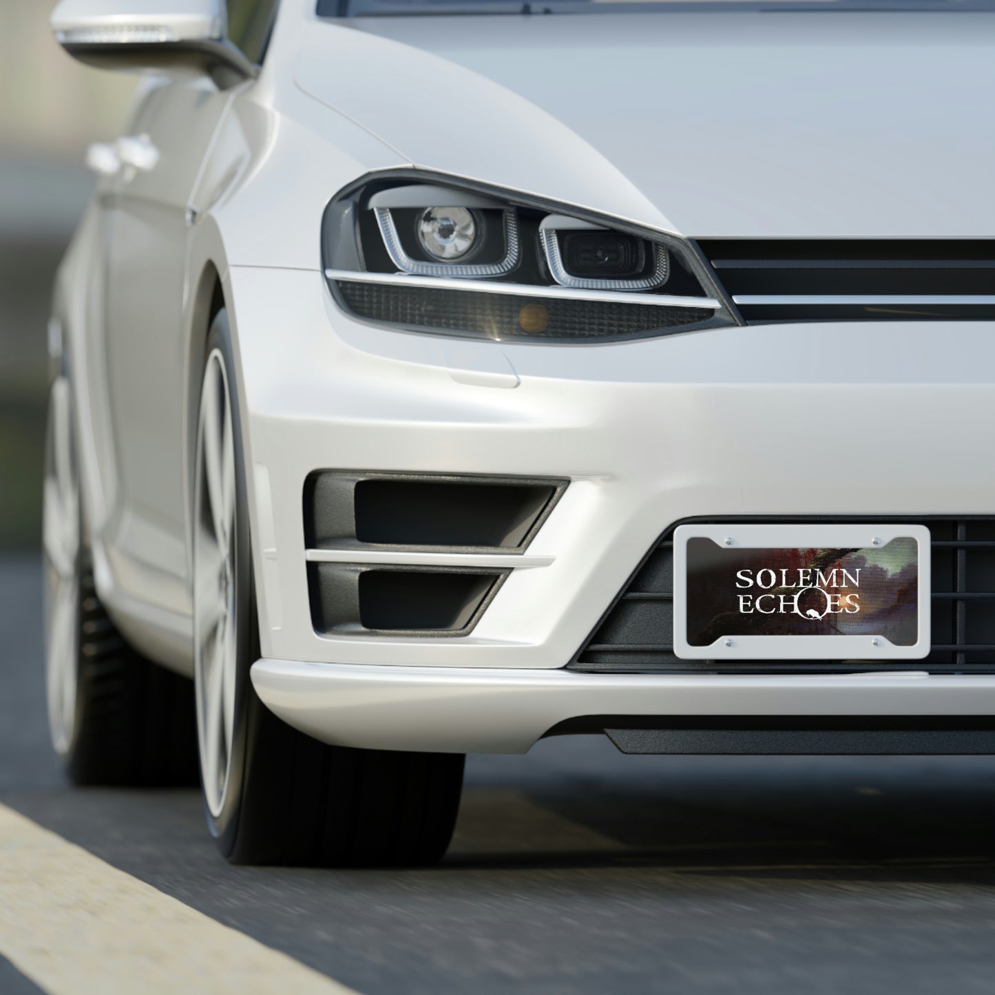 Solemn Echoes - License Plate