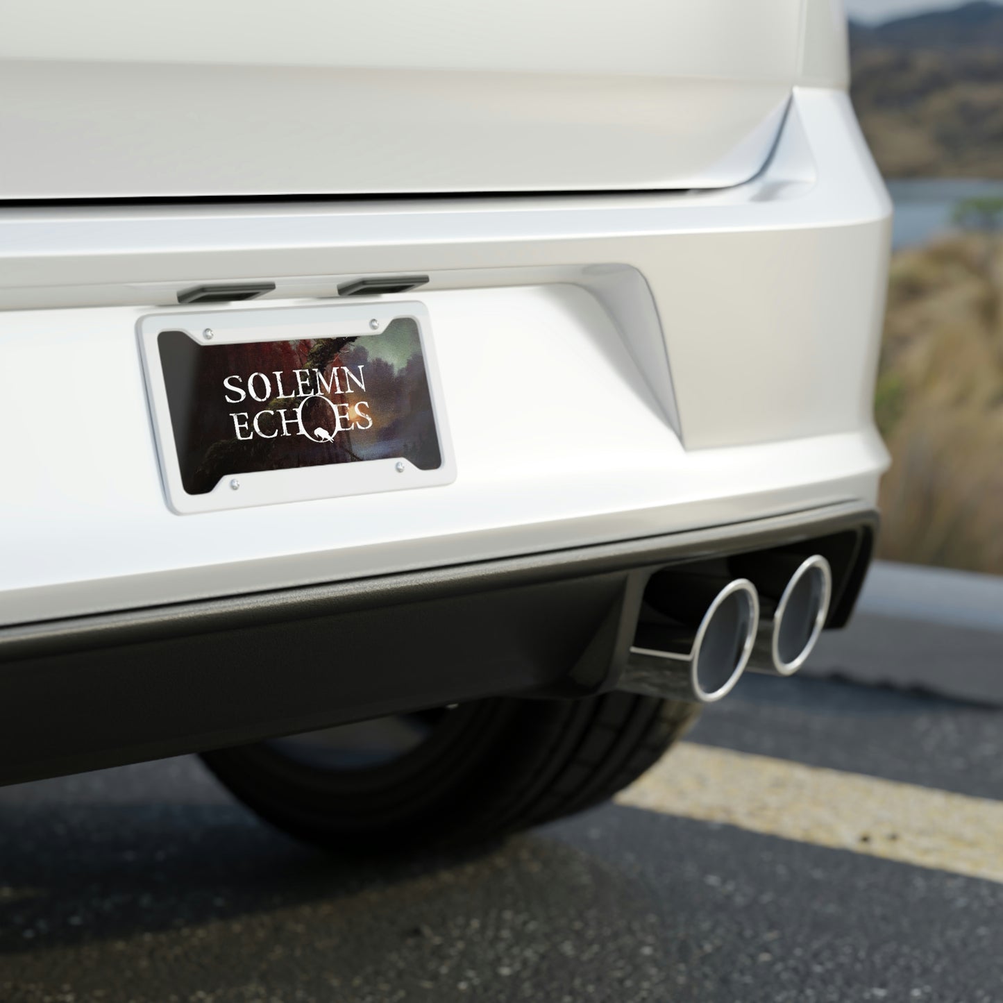 Solemn Echoes - License Plate