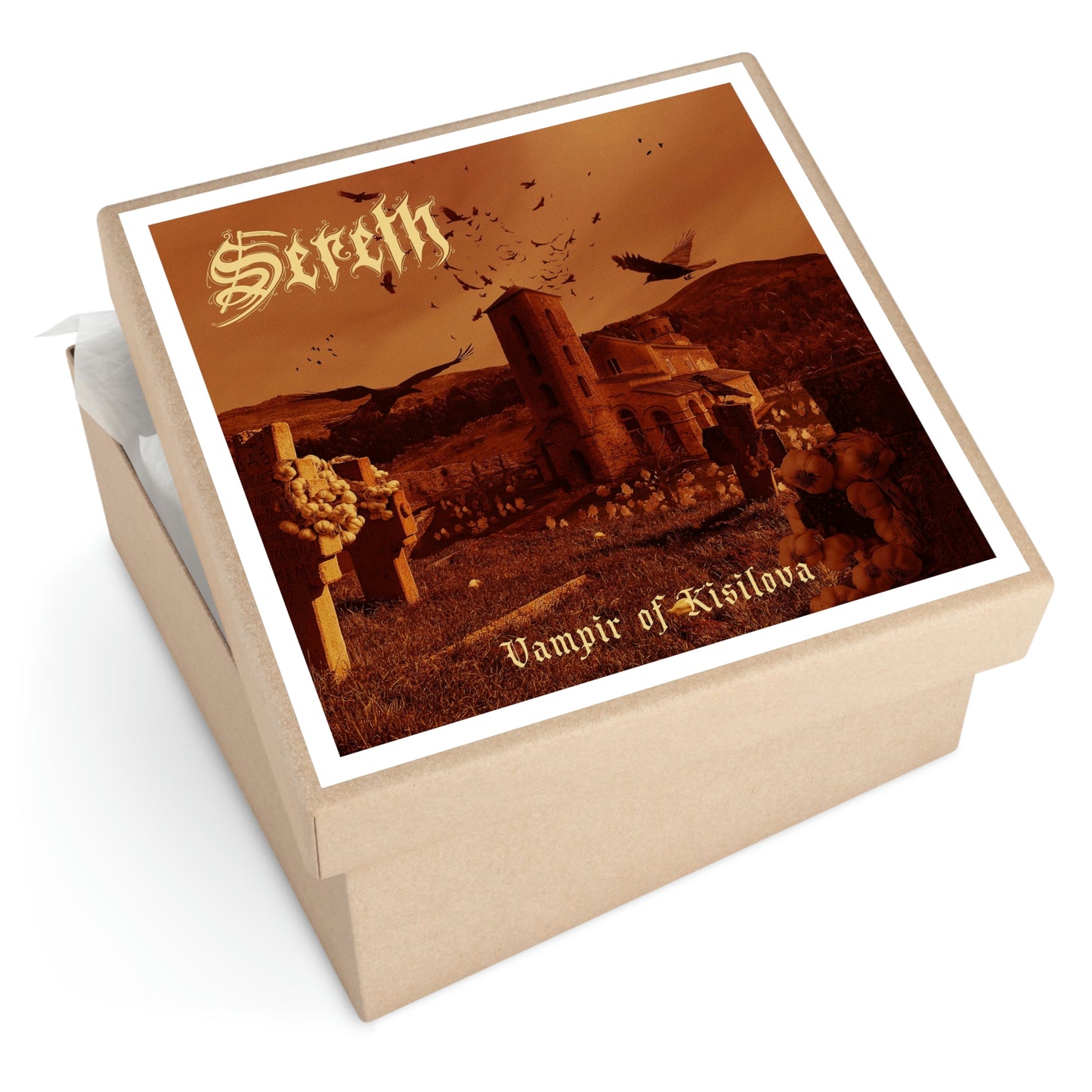 Sereth - Square Vinyl Stickers (UK)
