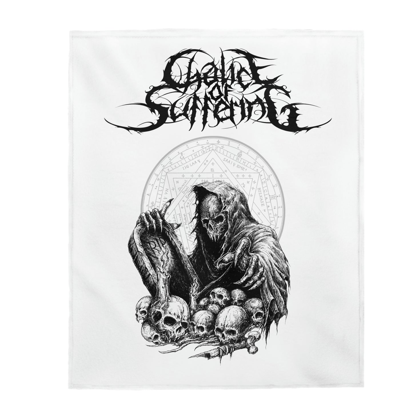 Chalice of Suffering - Velveteen Plush Blanket