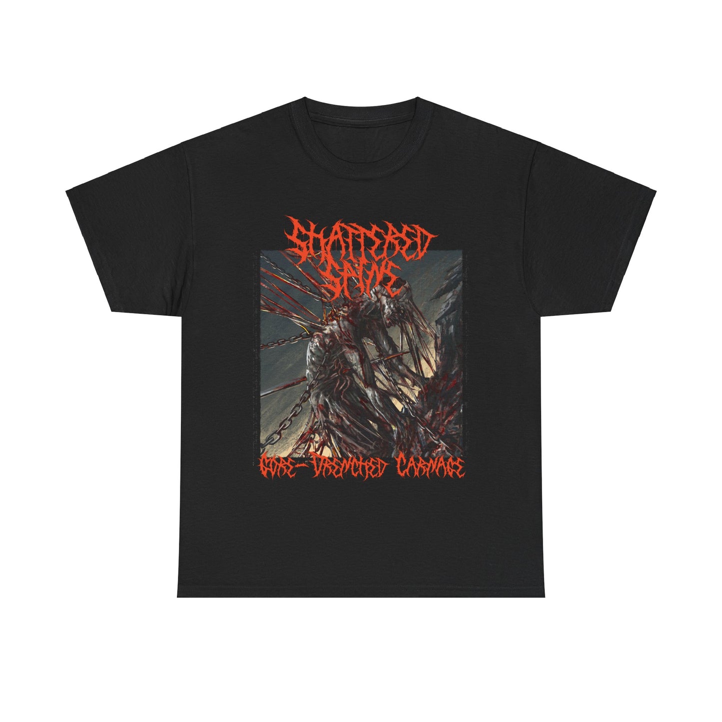 T-Shirt Shattered Spine Brutal Death Metal Unisex