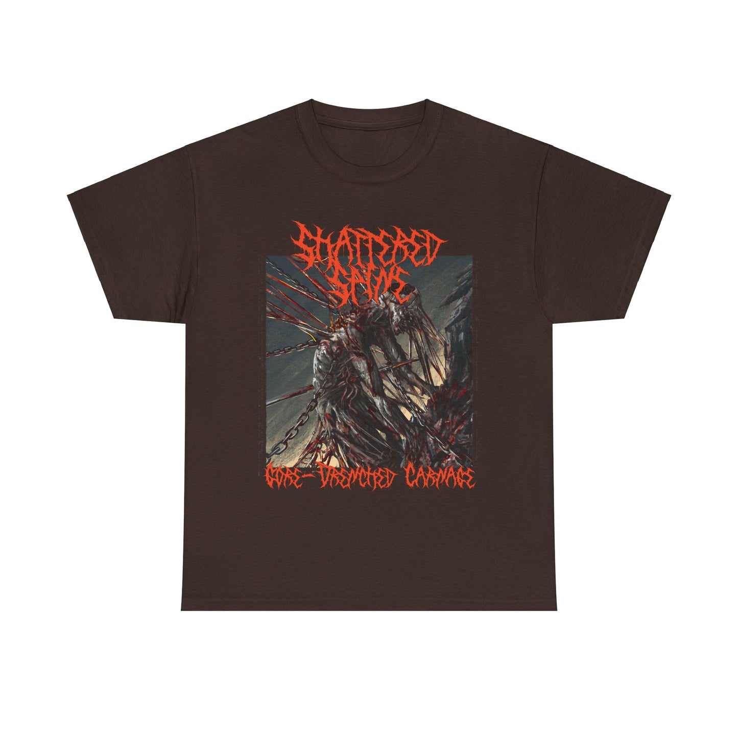 T-Shirt Shattered Spine Brutal Death Metal Unisex