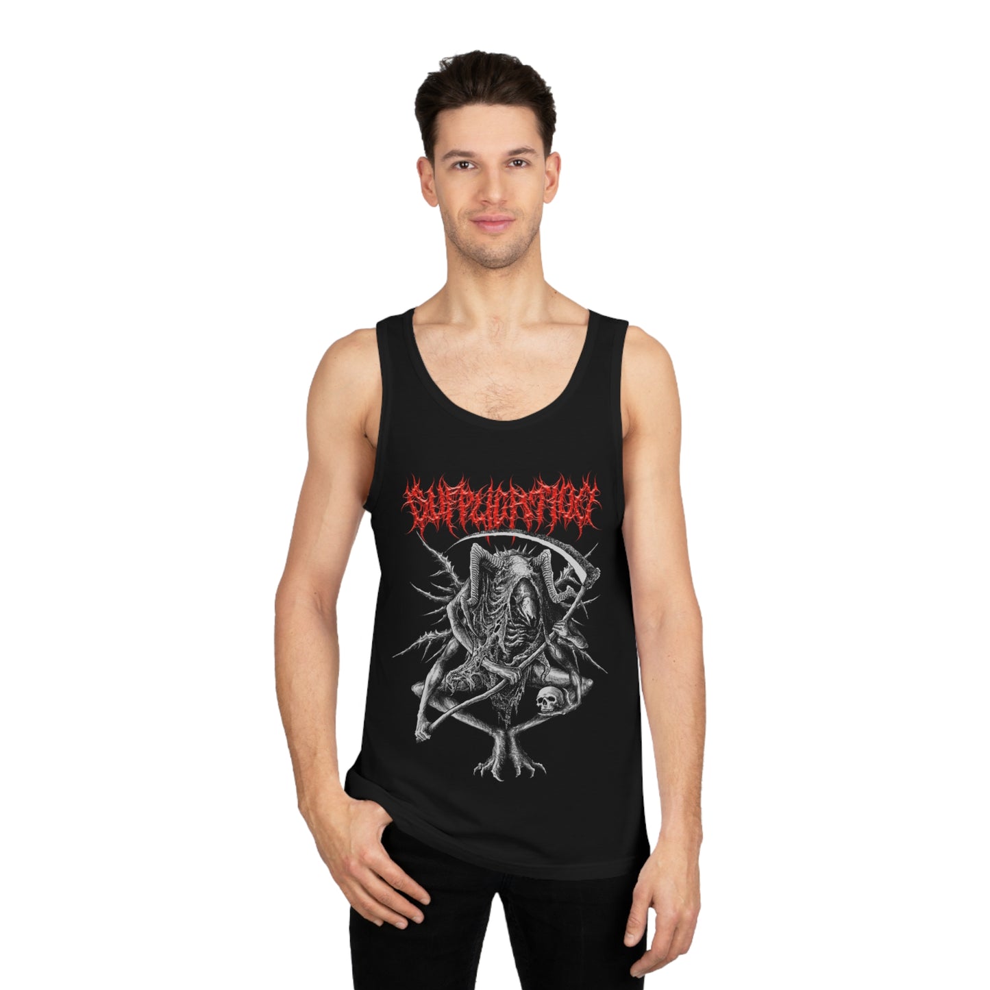 Supplication - Death Comes - Unisex Jersey Tank
