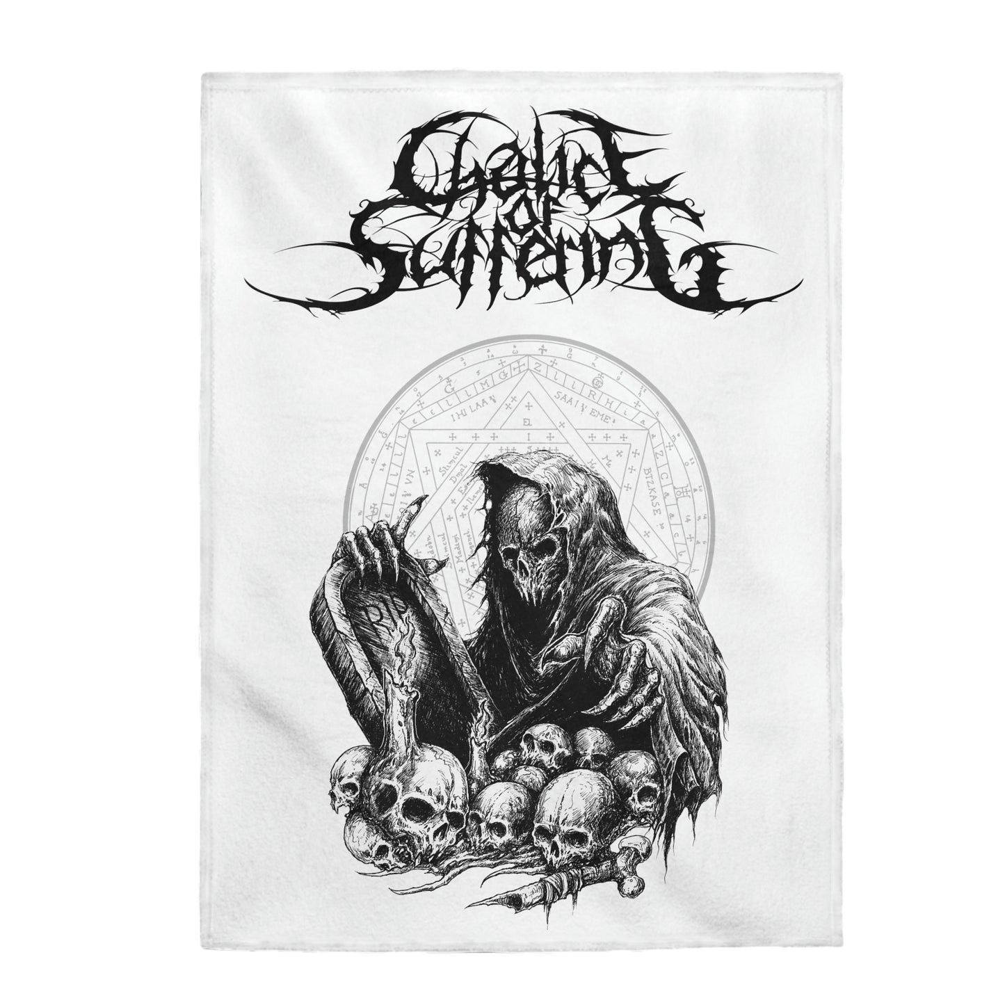 Chalice of Suffering - Velveteen Plush Blanket